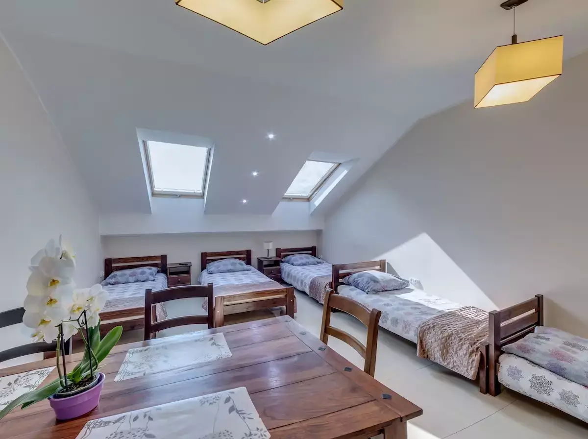 Wnętrze apartamentu w Folwarku Żabowo